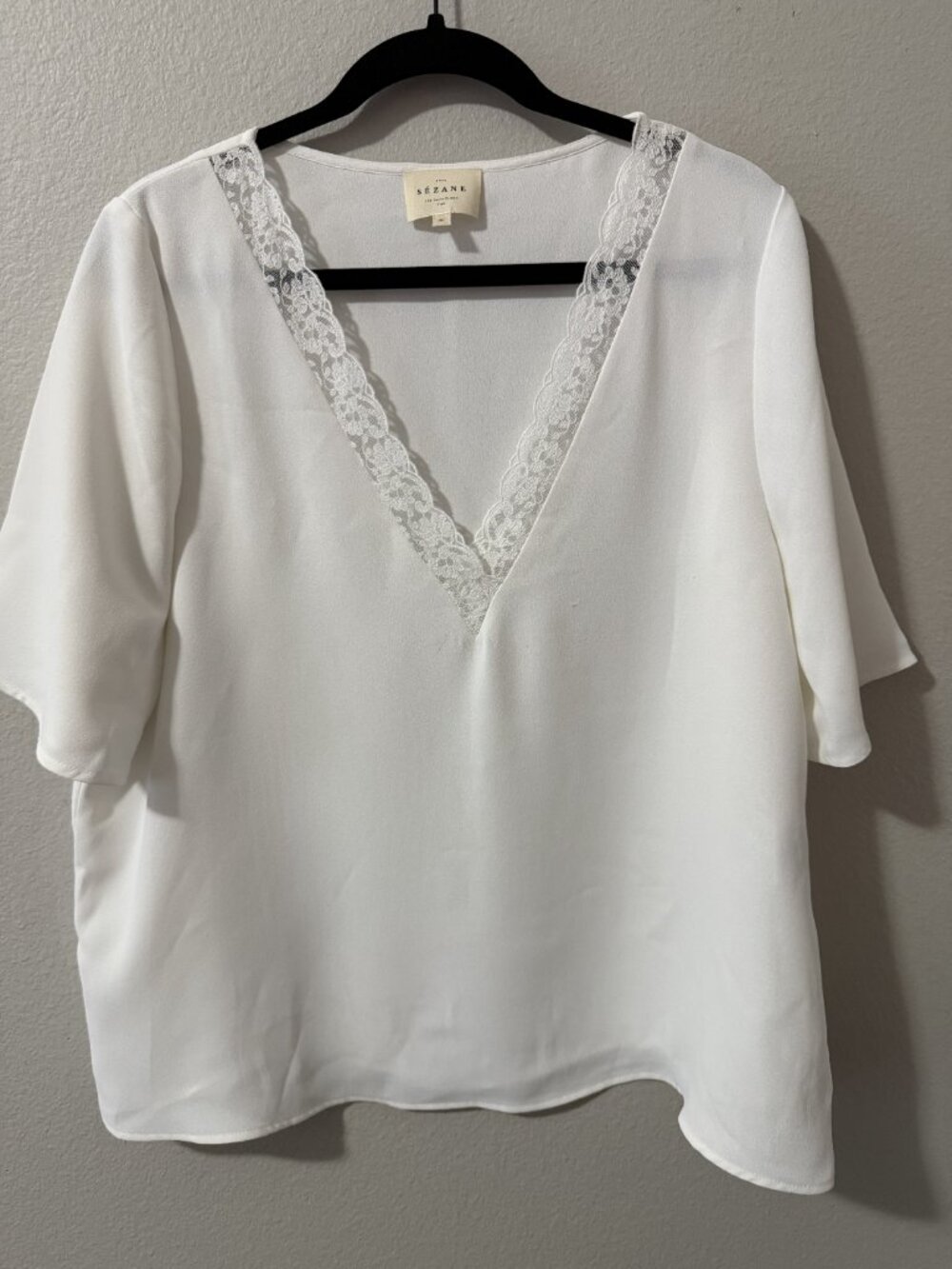 Sezane Sylla Blouse white ecru - Picture 4 of 4